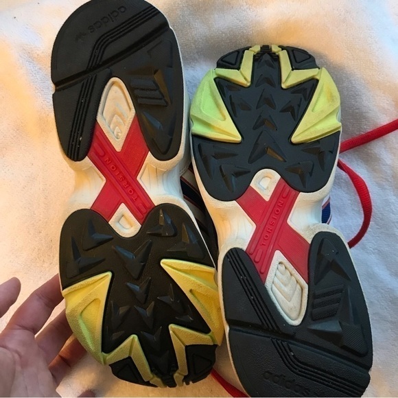 Adidas Yung -96 Navy Red Running Sneaker Shoes. Men’s Size 10. - Picture 5 of 13